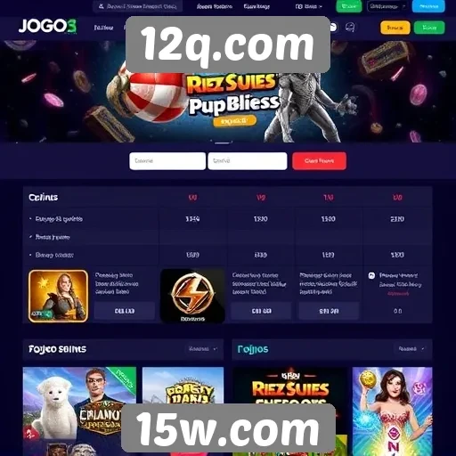 Comparação entre 12q.com e outros sites de jogos